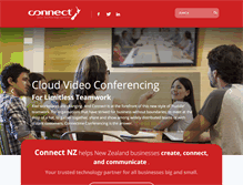 Tablet Screenshot of connectnz.co.nz